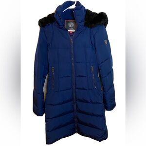 Vince Camuto Royal Blue Down Jacket Medium